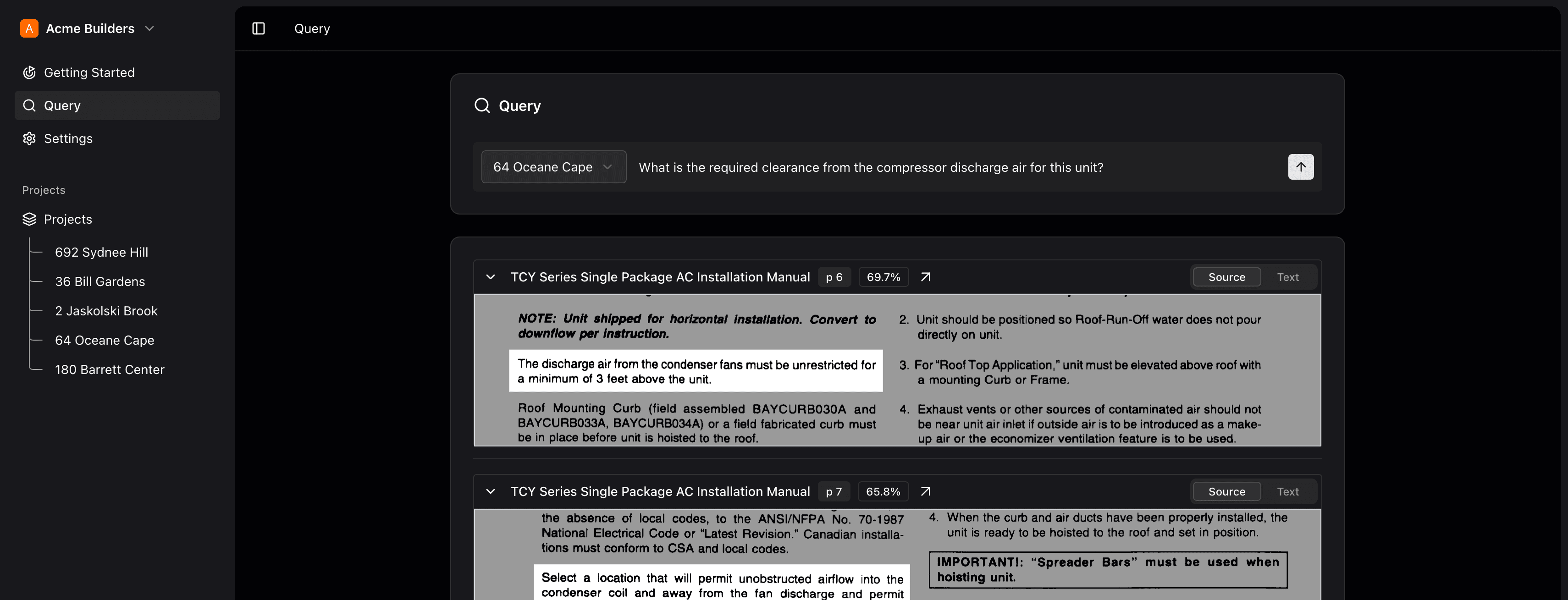 Underframe Query Interface